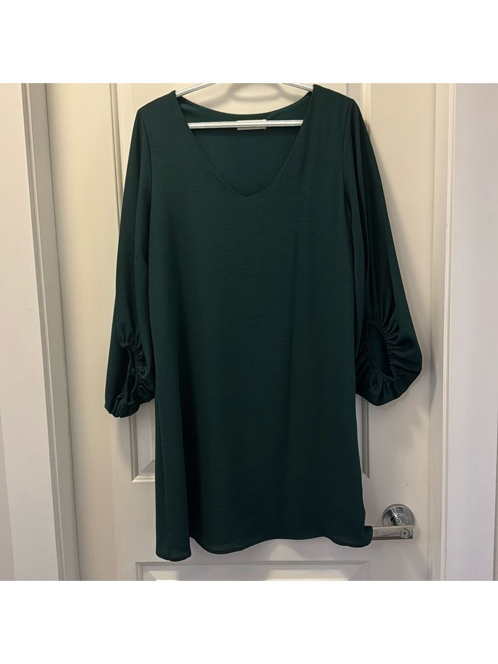 *4 for $25* ee:some Long sleeve green dress
